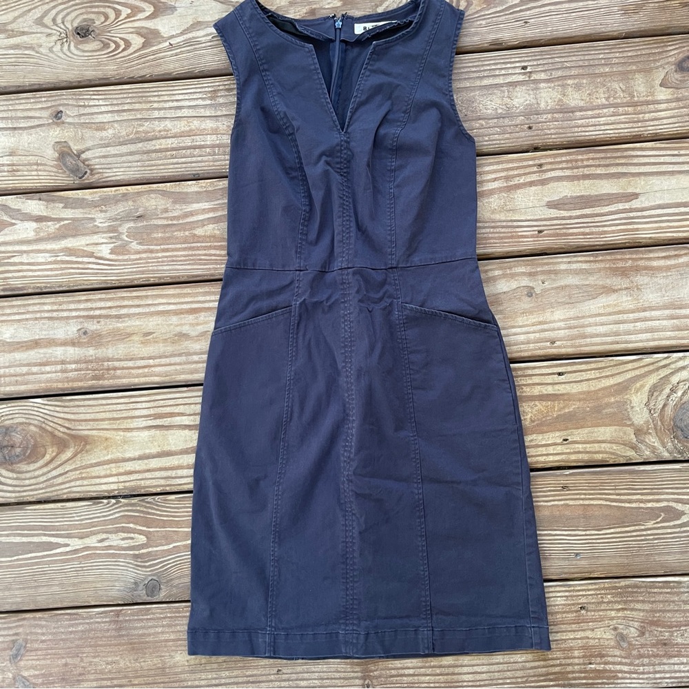 Boden Navy Sleeveless Sheath Dress Pockets Career Workwear US 4R